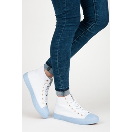 Coura Sneakers sopra la caviglia bianco 2