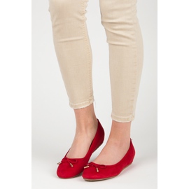 Fama Ballerine rosse con fiocco rosso 1