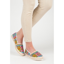 Espadrillas con fantasia etnica multicolore 2
