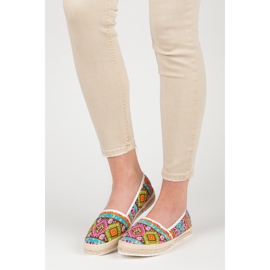 Espadrillas con fantasia etnica multicolore 1
