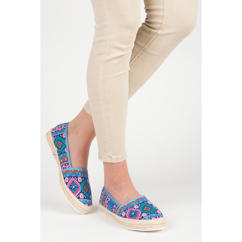 Espadrillas con fantasia etnica multicolore 2