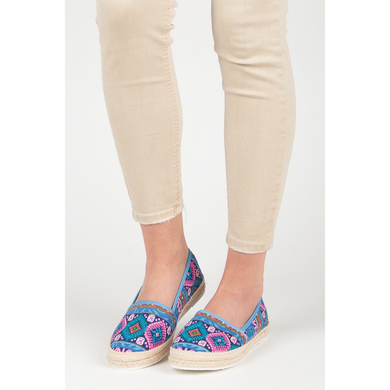 Espadrillas con fantasia etnica multicolore 1