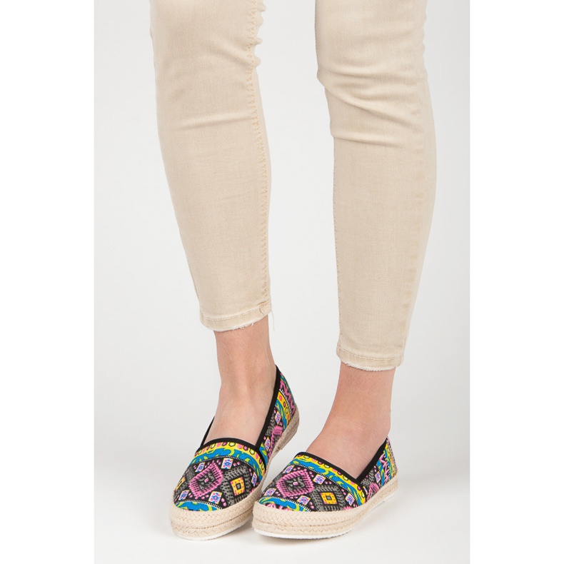 Espadrillas con fantasia etnica multicolore 1