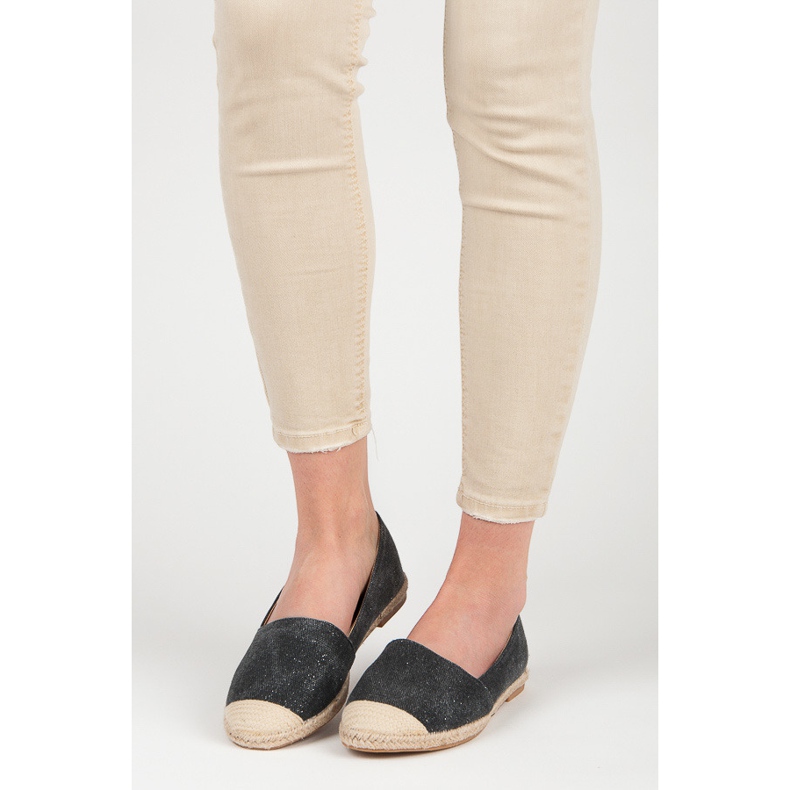 Bestelle Espadrillas con glitter nero 1