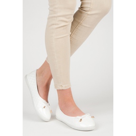 Ballerine trapuntate bianca 2