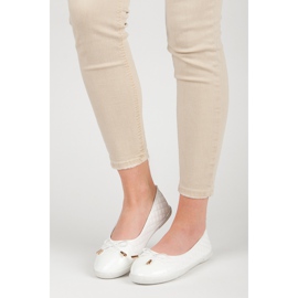 Ballerine trapuntate bianca 1
