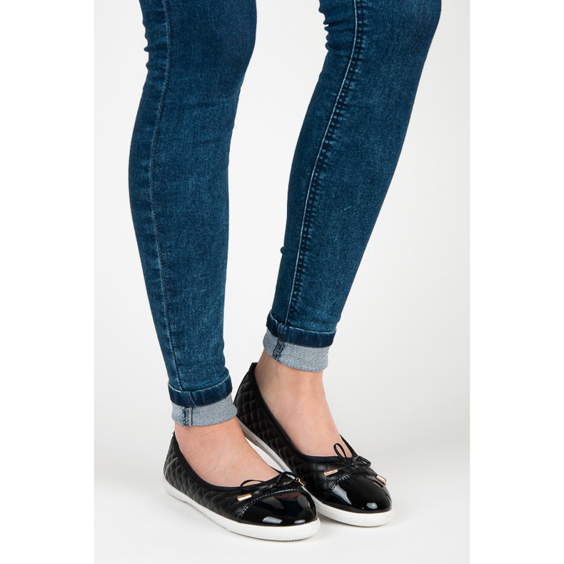 Ballerine trapuntate nero 1