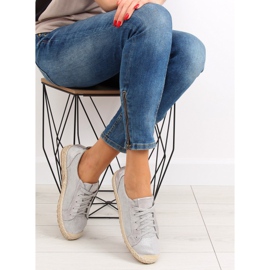 Sneakers espadrillas grigie BB02P Grigio 1