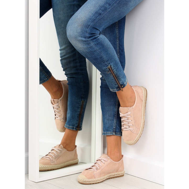 Sneakers espadrillas rosa BB02P Champagne 2