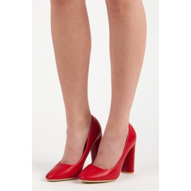 Classiche décolleté rosse rosso 1
