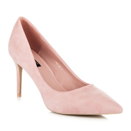 Vices Tacchi in pelle scamosciata rosa 1