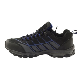 Softshell sportivo da trekking dell'Atletico nero blu grigio 2