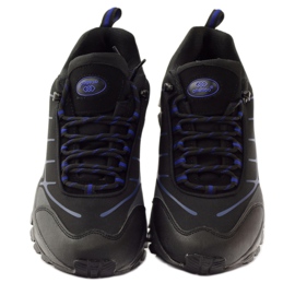 Softshell sportivo da trekking dell'Atletico nero blu grigio 4