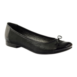 Ballerine con fiocco Angello nero 1704 1