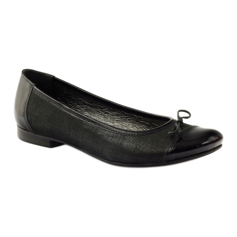 Ballerine con fiocco Angello nero 1704 1