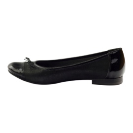 Ballerine con fiocco Angello nero 1704 2