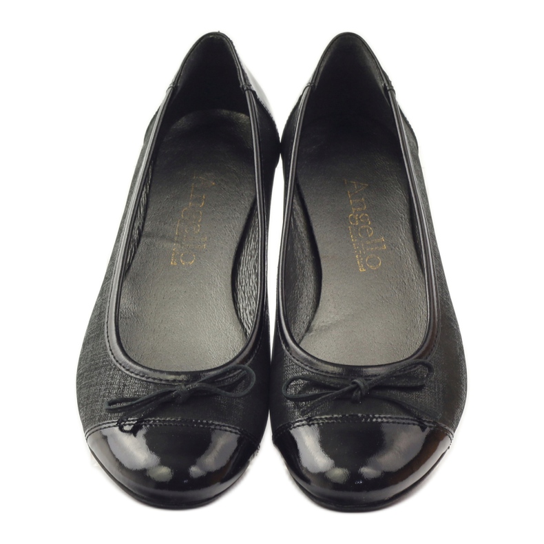 Ballerine con fiocco Angello nero 1704 4