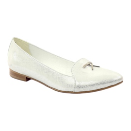 Ballerine Lordsy con decoro Angello in argento grigio 1