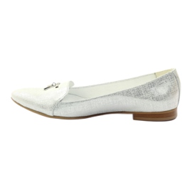 Ballerine Lordsy con decoro Angello in argento grigio 2