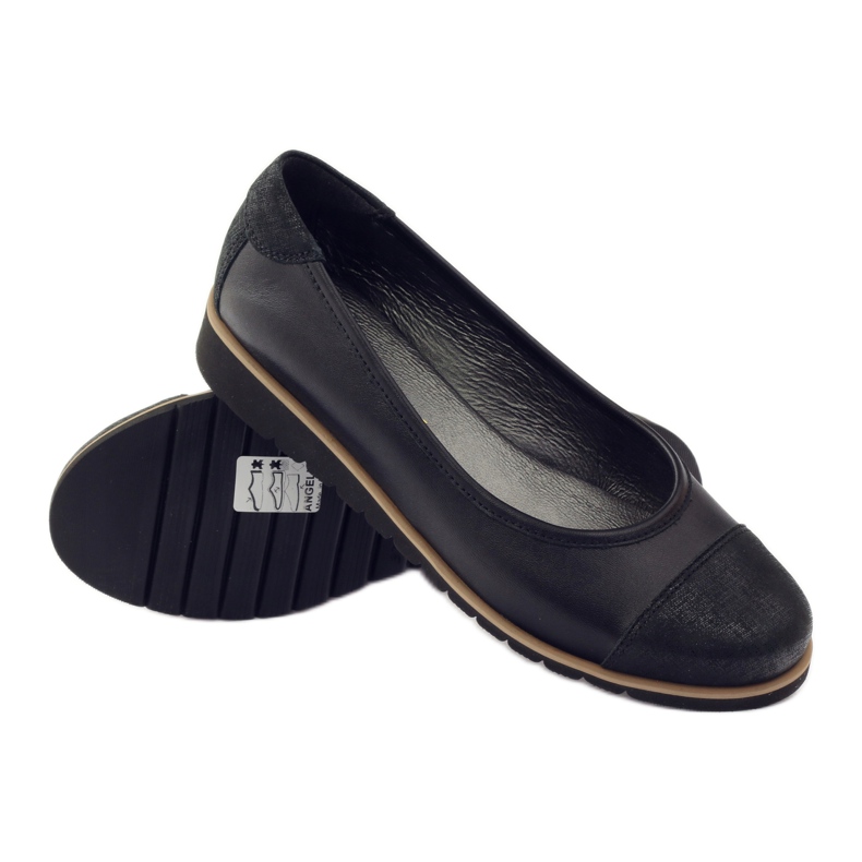 Angello Mares di pelle da donna 1325 neri nero 3