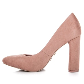 Ideal Shoes Eleganti décolleté sul palo rosa 3