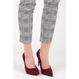 Tacchi alti bordeaux rosso 1