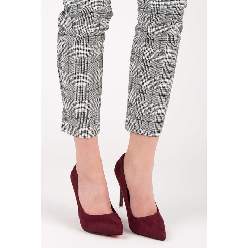 Tacchi alti bordeaux rosso 1