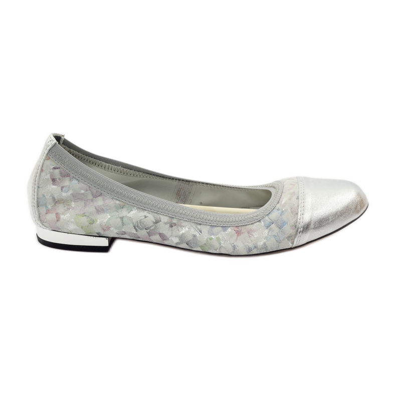 Ballerine da donna elastiche Gamis 1402 grigie grigio multicolore 1