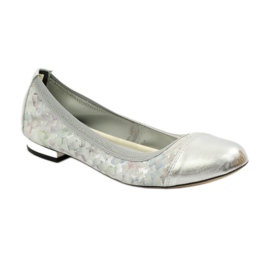 Ballerine da donna elastiche Gamis 1402 grigie grigio multicolore 2