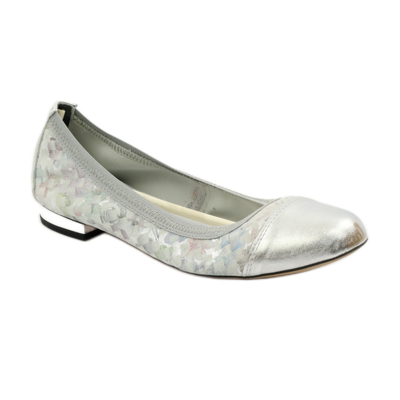 Ballerine da donna elastiche Gamis 1402 grigie grigio multicolore 2