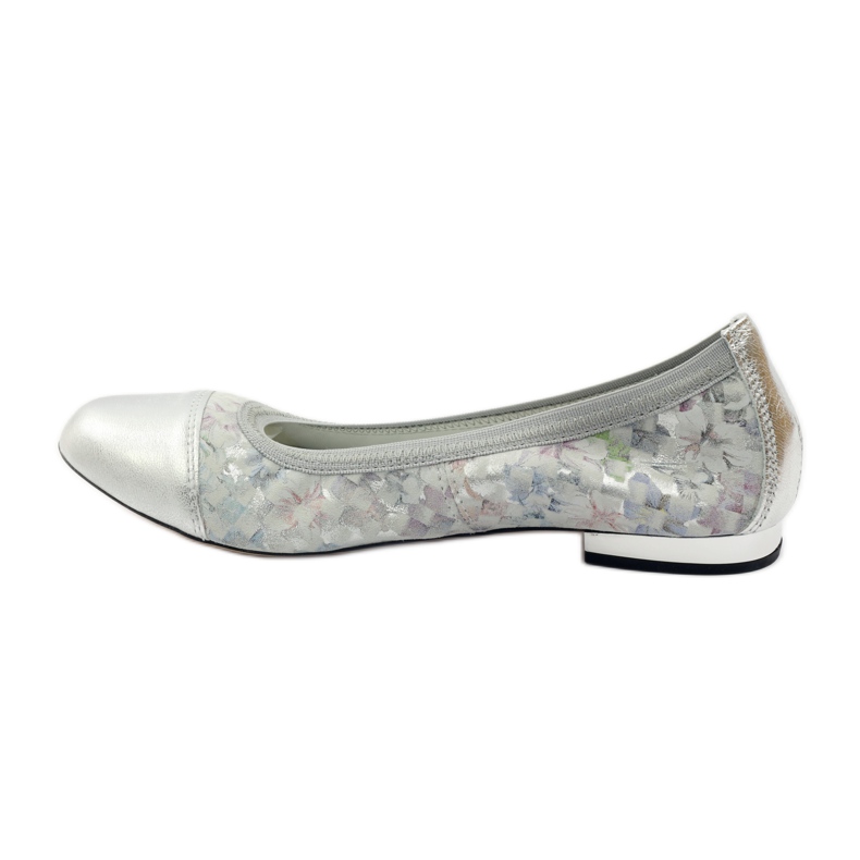 Ballerine da donna elastiche Gamis 1402 grigie grigio multicolore 3