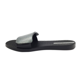 Ciabatte da piscina Ipanema 26177 glitter nero grigio 2