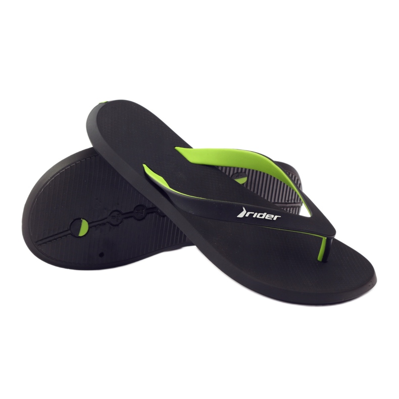 Rider 10594 Ciabatte da piscina nere nero verde 3
