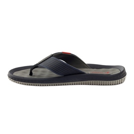 Ciabatte da uomo in gel Rider 81081 blu navy 2