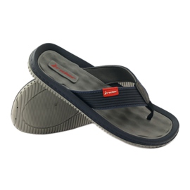 Ciabatte da uomo in gel Rider 81081 blu navy 3
