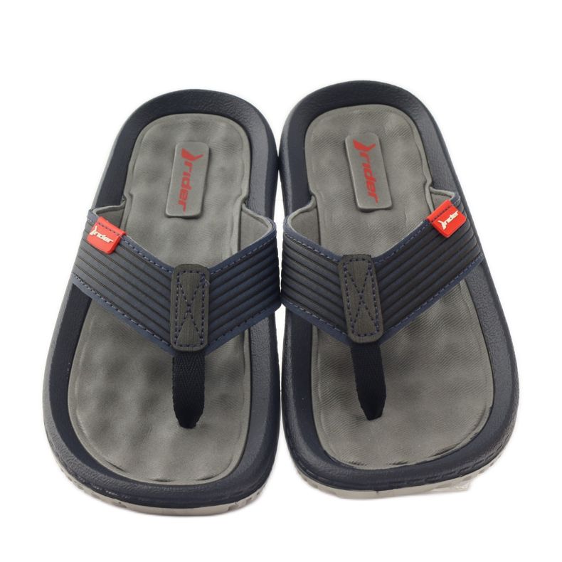 Ciabatte da uomo in gel Rider 81081 blu navy 4