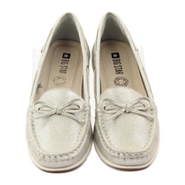 Big Star Mocassini da donna Big-Star 274326 argento grigio 4