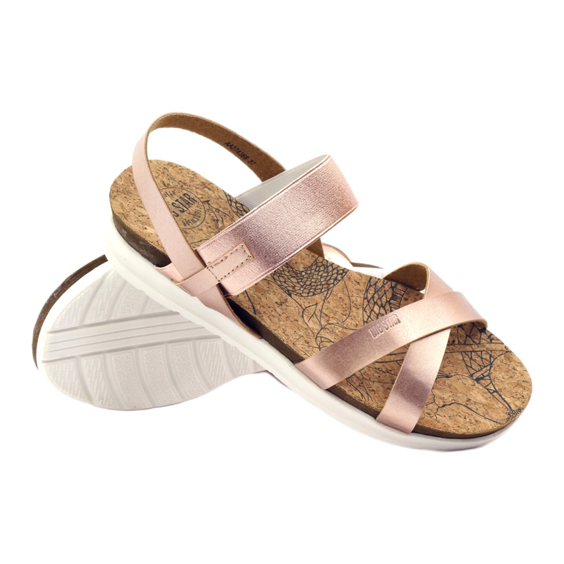 Sandali da donna Big Star 274368 rosa 3