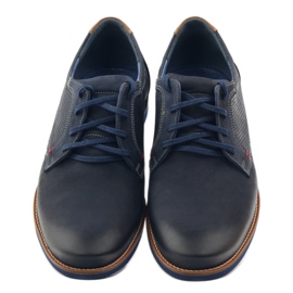 Scarpa casual da uomo Nikopol 1657 blu navy 4