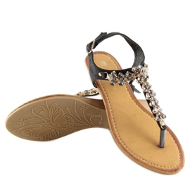 Sandali neri 9-59 neri nero 2