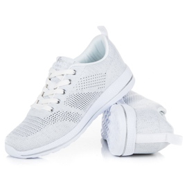 American Club Scarpe sportive americane bianche bianco 2