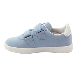 American Club Scarpe sportive, insole in pelle blu per velcro 2
