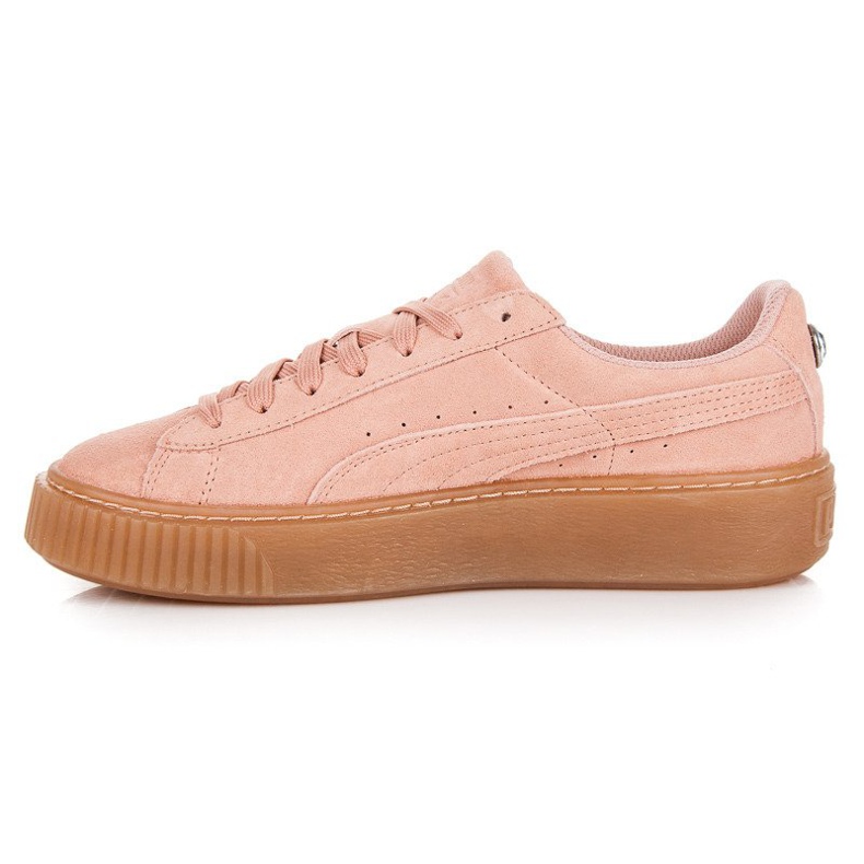Puma suede platform gioiello jr rosa 1