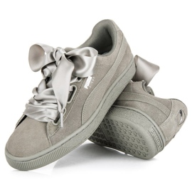 Puma Suede Heart Pebble WN`S grigio 2