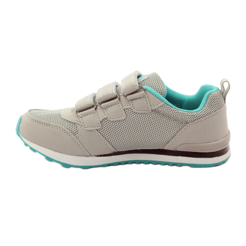 American Club Scarpe sportive con sottopiede in pelle americana verde grigio 2