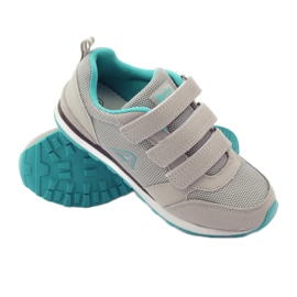 American Club Scarpe sportive con sottopiede in pelle americana verde grigio 3