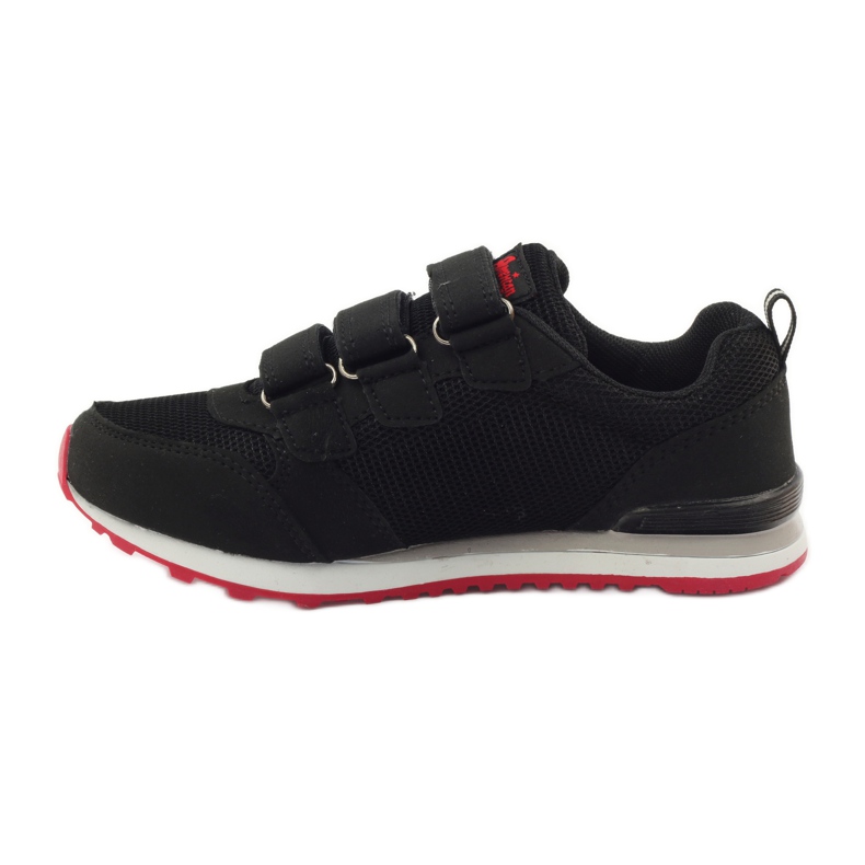 American Club Scarpe sportive con sottopiede in pelle americana rosso nero 2