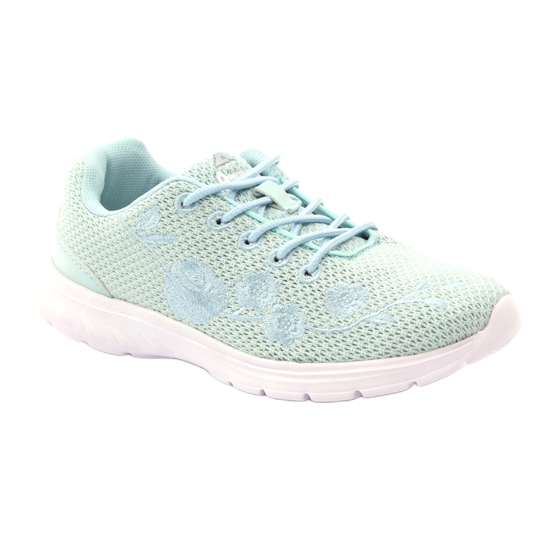 American Club Scarpe sportive con sottopiede in pelle americana multicolore blu 1