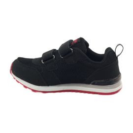 American Club Scarpe sportive con sottopiede in pelle americana rosso nero 2