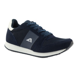 American Club Scarpe sportive da donna americane 17022 blu navy 1